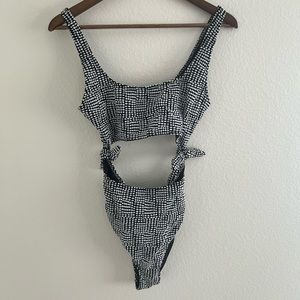 Aerie Cut Out One Piece Swimsuit Size L